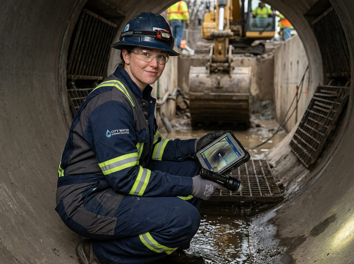Sewer Line Inspection & Replacement in Rice